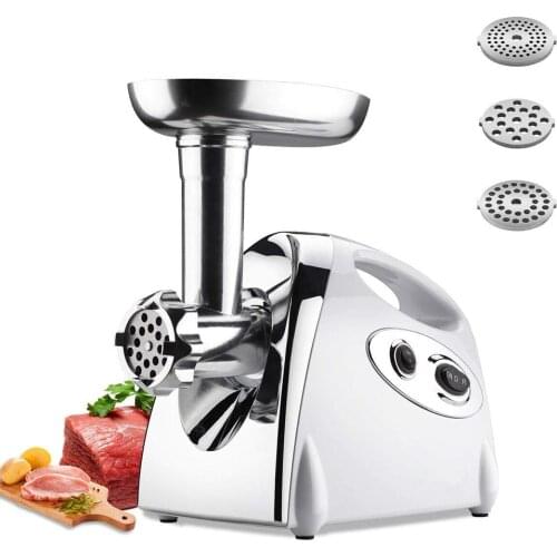 2800W Electric Meat Grinder Sausage Maker Stuffer Powerful Food Mincing Cutter Machine for Household Kitchen Use