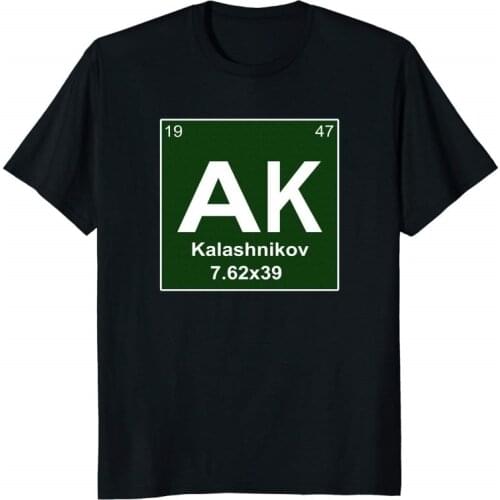 Ak Kalashnikov 7.62X39 T-Shirt Fashion Mens T Shirt Men Summer Casual Fishing T-Shirts Summer Hot Sale Tee Shirts