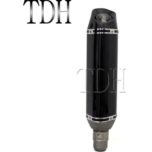 Carbon Fiber Motorcycle Exhaust Muffler GP Silencer Pipes 38mm-51mm Universal For 125cc-1000cc Street Sport Racing Motorcycles