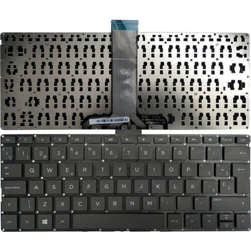 New Spanish Laptop Keyboard For HP Pavilion 11 x360 11-u000 m1-u000 M1-U001DX Black Without frame keyboard