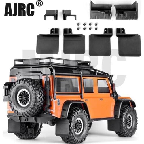 1 Set 4pcs Rubber Front And Rear Fenders Modified Upgrade Accessories For 1/10 Rc Crawler Car Traxxas Trx-4 Trx4 D110 82056-4