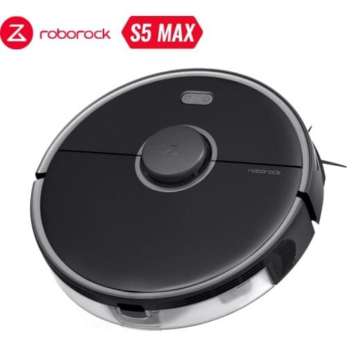 Roborock S5 Max Vacuum Cleaner for Home Smart Cleaner Wet Mopping Carpet Dust Sweeping Robot Robotic Wireless APP Newest Version