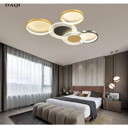Modern style ring LED bedroom living room ceiling lamp study balcony lighting childrens room high-end lamps