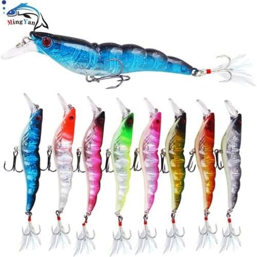 1pcs Sinking Shrimp Lure 13.6g 9.5cm Fishing Lure Wobbler Shrimp Carp Casting Swimbait Artificial Fishing Hard Bait