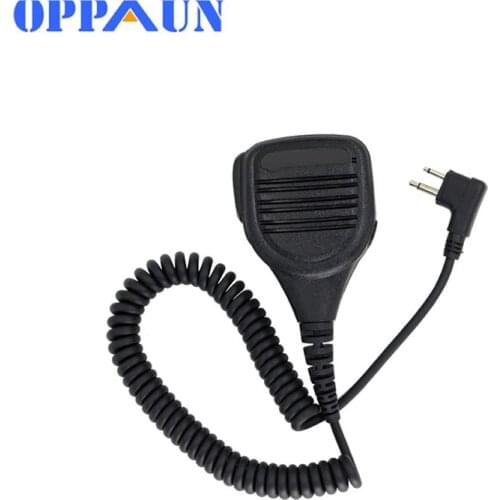 10PCS PMMN4013A 2 Pin Handheld Speaker Microphone MIC For MOTOROLA Radios EP450 GP300 GP88s GP2000 Walkie talkie Accessories