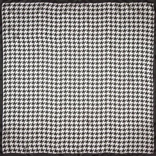 100% Silk Scarf Women Scarf Houndstooth Headscarf Scarf Silk Bandana 2019 Hijab Middle Square Silk Scarf Wrap Luxury Lady Gift