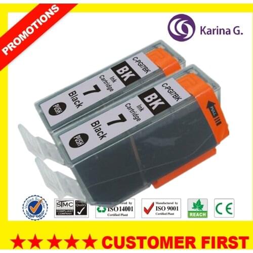 2X Compatible Black Printer Ink For Canon 7 Ink PIXMA IX7000 IX7000RFB PGI-7BK
