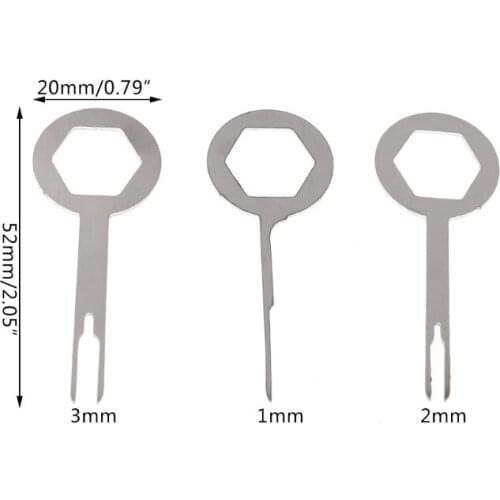3xCar Plug Terminal Removal Tool Picker Harness Wiring Crimp Connector Extractor Car wire check remove tool kits