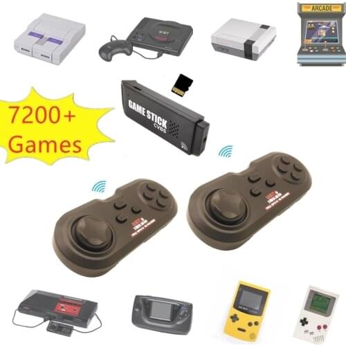 7200 Games in 1 Mini Retro Video TV Game Console with 8 Emulators for Arcade Games for Snes for Nes For Snes Support TF Card