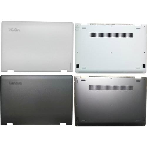 NEW Laptop LCD Back Cover/Bottom Case Computer Case For Lenovo Yoga 510-14ISK Ideapad Flex4-1470 Case White Black