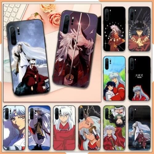 Anime Inuyasha Sesshoumaru Higurashi Kagome Phone Case For Huawei P20 P30 P40 lite Pro P Smart 2019 Mate 10 20 Lite Pro Nova 5t