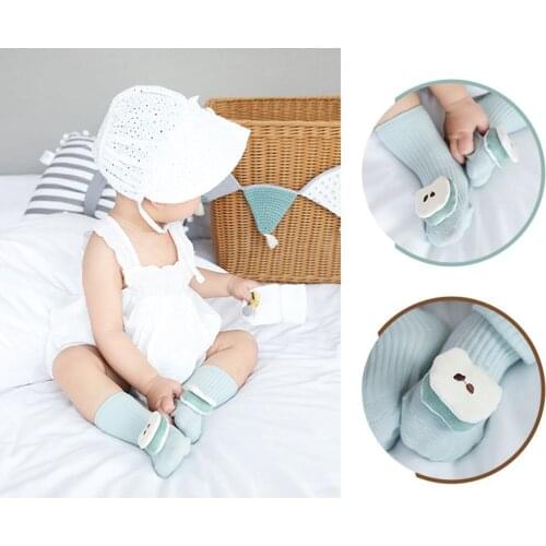 0-24 Months Kids Winter Warm Sport Socks Lovely Cotton Childrens Running Socks Anti Slip Floor Infant Sports Infant Sneakers