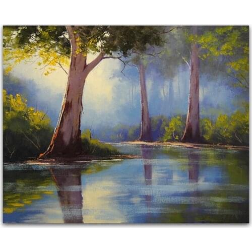 DONGMEI OIL PAINTING hand painted oil painting high quality landscape art painting pictures DM-1510105
