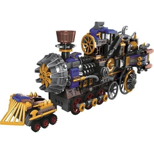 Age Of Steam Series Creator City Train Building Blocks Model Sets Bricks Classic For Children Toys Gift Compatible idea