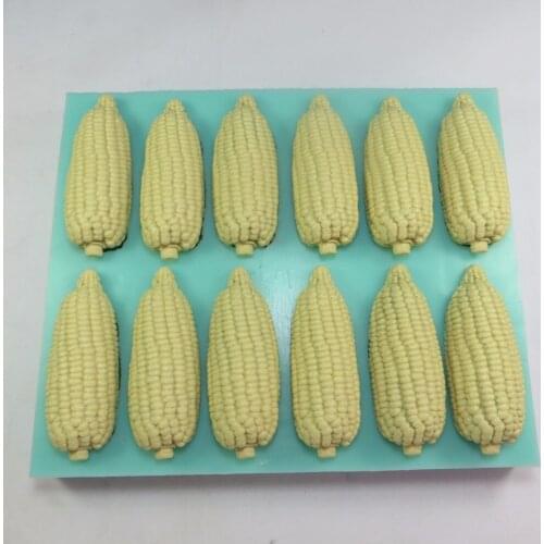 Soap Molds DIY Molds for Soap Making Cake Decoration Fruit Soap Mold SG0002 12 Cavity Fruit Corn Handmade Silicone Moulds PRZY