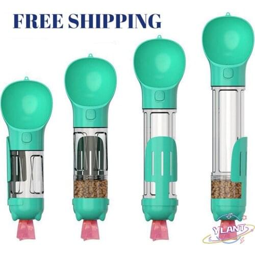 Multifunction Pet Dog Water Bottle For Cat Dogs Travel Puppy Drinking Bowl Outdoor Pet Water Dispenser Feeder Pet Product