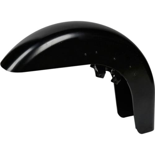 Motorcycle Unpainted Black Front Fender Fit For Harley Touring Road King Road Glide FLHT 1989-2013