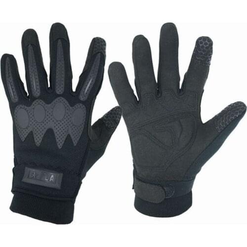 Full Finger Fitness Riding Military Training Tactical Gloves Outdoor Rubber Mesh Cloth Breathable Antiskid Wearproof Tool Mitten