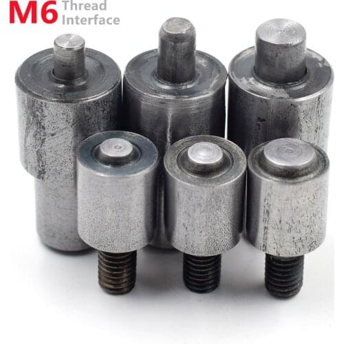 5/6/8/10mm Metal riveting Eyelet press toolKit 100sets Eyelet with matched Mold M6 Thread Interface Fixing for pression Machine