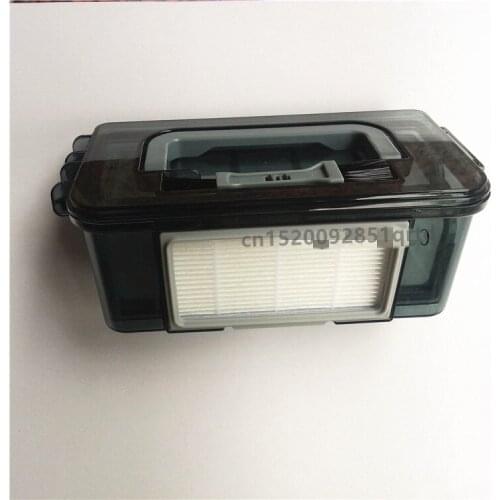 Vacuum Cleaner Dust Box Include Filters for AMIBOT Pure H2O Connect Robotic Vacuum Cleaner Parts Dust Box Filter Frame Parts