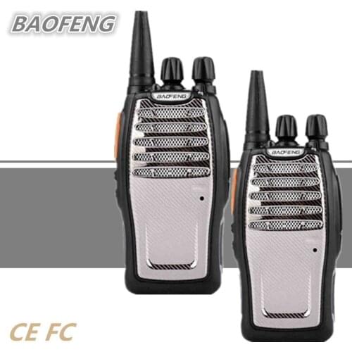 2PCS BAOFENG BF-A5 Walkie Talkie UHF 5W PTT Ham CB Radio Talki Walki 1800mAh Mobile Transceiver Updated BF-888S Hunting Radio
