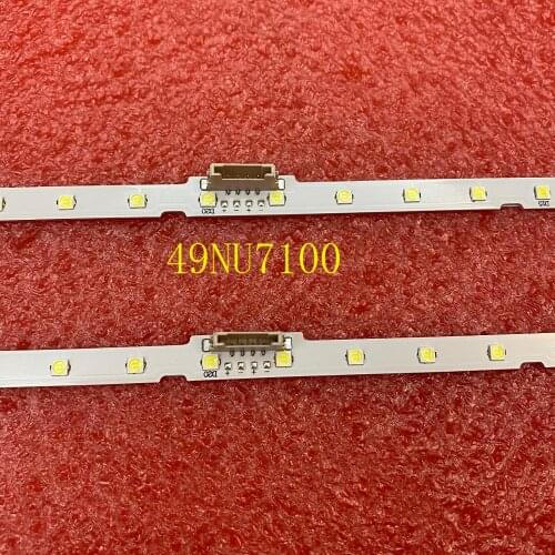 2pcs LED bar for Samsung UA49NU7100 UE49NU7100U UE49NU7102K UE49NU7170U UE49NU7305K UE49NU7305 UE49NU7172 UE49NU7172U