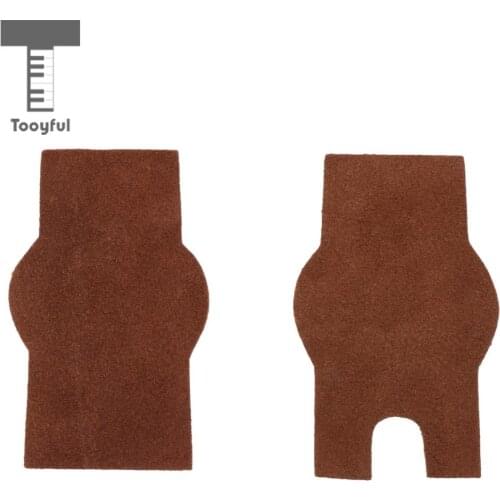 Tooyful Durable DIY Adhesive Cattlehide Erhu Anti-skid Pad Erhu Cushion Stage Accessory