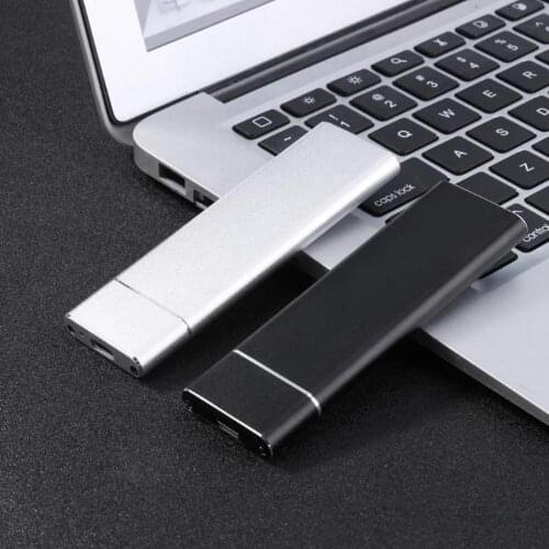 USB 3.1 Type-C to M.2 NGFF SSD Mobile Hard Drive Disk Box 6Gbps External Enclosure Case for m2 SATA SSD USB 3.1