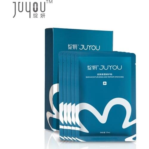 6 Pieces Hyaluronic Acid Hydration Mask Pores Moisturizing Oil-control Anti-Aging Depth Replenishment Whitening
