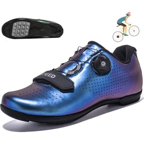 Cycling Shoes Men Road Bicycle Sneakers Luminous Outdoor Sport Ultralight Sapatilha Ciclismo Hombre Self-Locking Spd Bike Shoes