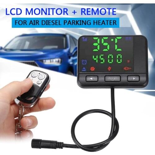 Replacement Parts Parking Air Heater Auto Heater Controller Accessoires LCD Display Monitor Switch Parking Heater Control