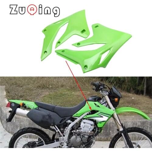 1 Pair ABS Front Side Cover Fuel tank Body Plate Guard For Kawasaki KLX250 KLX300 1993 - 2007 KLX 250 300