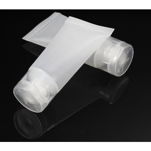 10Pcs 15ml Empty Travel Lotion Cream Cleanser Bottles Refillable Tube Cosmetic Sample Containers Squeeze Refillable Bottles