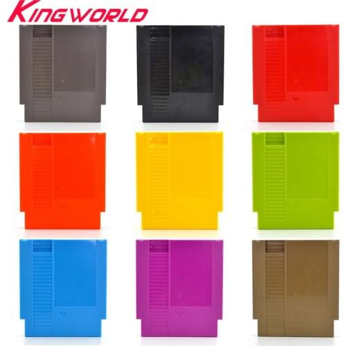 100pcs 72 Pin Game Card Shell Game Cartridge Replacement Shell for NES Cover Plastic Case with 3 screw