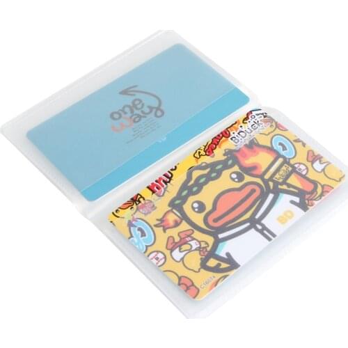 5 x 6Page 24Card Plastic Wallet Insert For Bifold Business Credit Card Holds