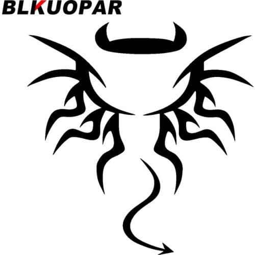 BLKUOPAR for Demon Car Stickers Fashionable Cartoon Decals Anime Scratch-Proof Creative Windows Refrigerator Decor Car Label