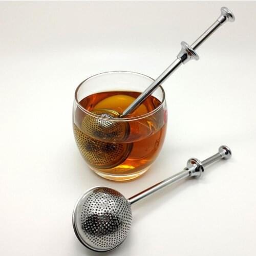 Stainless Steel Teapots Tea Strainer Ball Shape Mesh Tea Infuser Filter Reusable Tea Bag Spice Tea Tool Accessories DropShipping