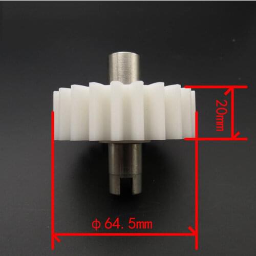 2PCS/Set Meat Grinder Parts Gear Plastic Gear Teeth 24 Gear Diameter 64.5mm Bore Diameter 20mm New Unused Free Shipping