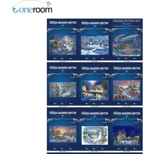 Dimensions03885-All_Is_Calm Counted Cross Stitch Sets scenery Cross Stitch 14CT Cross Stitch Kits Embroidery Needlework