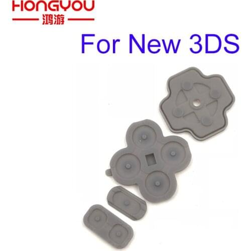 For New 3DS D-pad rubber keypad For Nintendo New 3DS ABXY Silicon Button Rubber Set