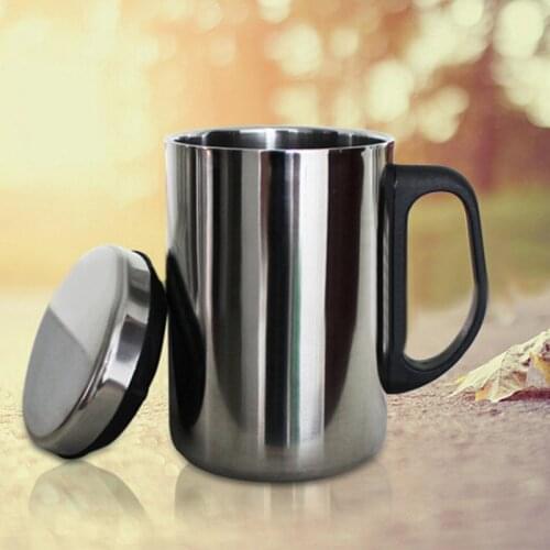 350/500ml Stainless Steel Double Travel Insulation Cup Wall Mug Lid Thermal Insulated Water Coffee Camping Water Tea Drink Tool