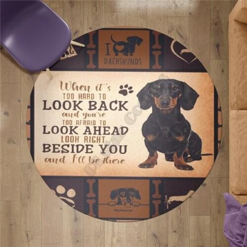 Dachshund Funny Carpet Square Anti-Skid Area Floor Mat 3D Rug Non-slip Mat Dining Room Living Room Soft Bedroom Carpet 02