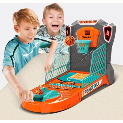 Mini Desktop Basketball Shooting Game Rack Table Finger Ejection Board Game Safe Match Parent-child Interactive Educational Toy