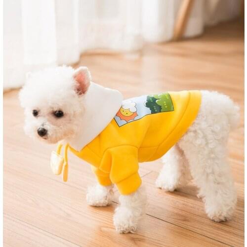 New Cat Dog Clothes Fleece Puppy Chihuahua Clothing Winter Coat Jumpsuit Dog Costume