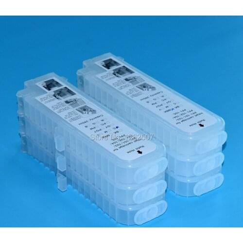 PFI 102 PFI-102 Refillable Ink Cartridge With ARC Chip And Refill Ink For Canon ipf500 ipf600 ipf700 ipf510 ipf605 ipf610 ipf710