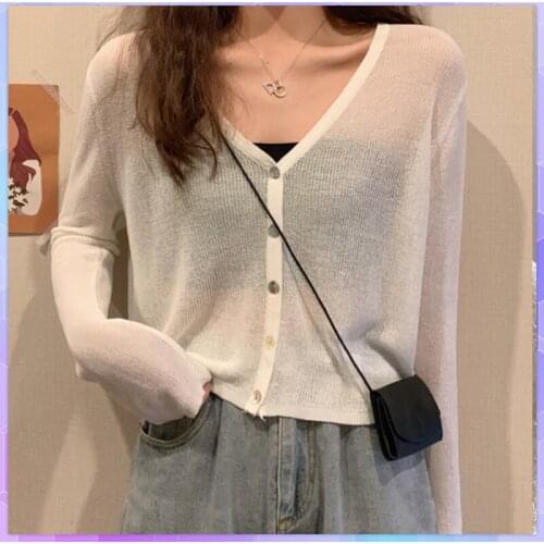 Sexy Women Sheer Mesh Bikini Cover Up See Through Long-Sleeved Pareo Beach Cover Up Summer Thin Shawl Crop Top V-Neck Coat