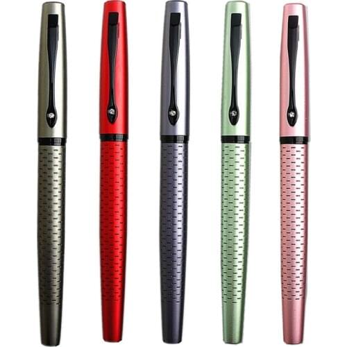 1piece 3776 diamond Clip Fountain Pen 5 Colors for Choose 0.38mm High Quality Ink Pens School and Office Writing Stationery