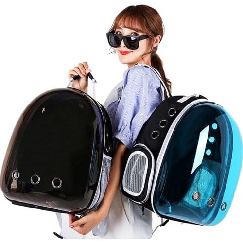 Cat Bag Space Capsule UV Protection Cat Backpack Portable Cat Bag Breathable Backpack Cat Bag Cat Fully Transparent Cat Bag