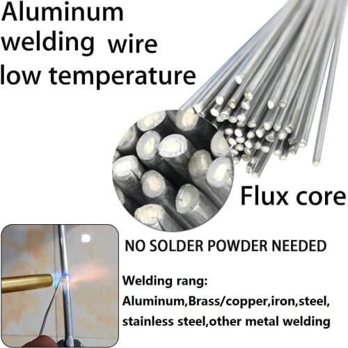 1.6/2/2.4mm*330mm Low temperature aluminum flux cored welding wire No need aluminum powder Instead of WE53 welding rod