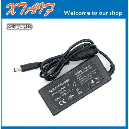 High Quality 18.5V 3.5A 65W AC/DC Power Supply Adapter Charger for HP Elitebook 2540p Mini-Note 2133 2140 Tablet PC tc4400